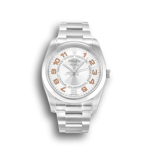 Rolex Air-King Silver Arabic 114200