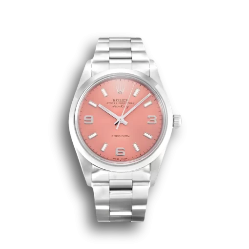 Rolex Air-King Pink Quarter Arabic 14000
