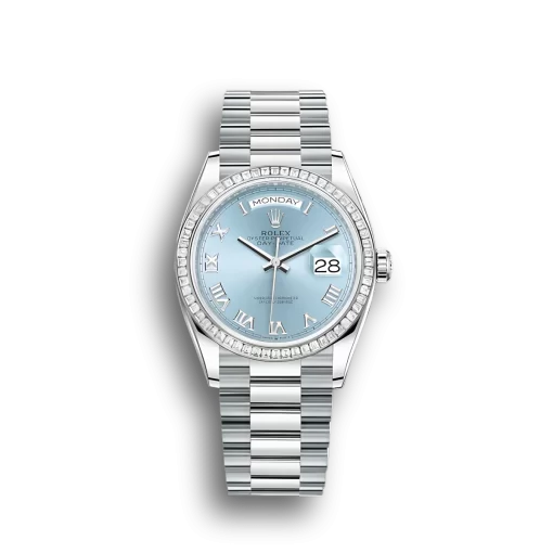 Rolex Day-Date 128396TBR 36mm Ice blue