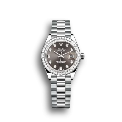Rolex Lady-Datejust 279139RBR 28mm Dark grey