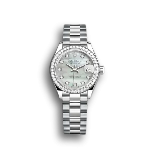 Rolex Lady-Datejust 279139RBR 28mm White mother-of-pearl