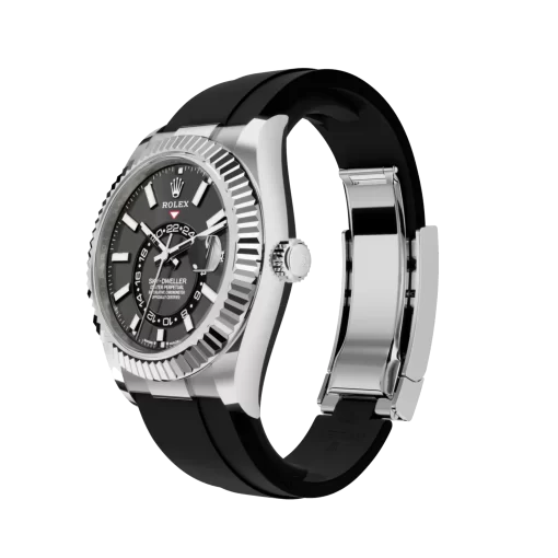 Rolex Sky-Dweller: Oyster, 42 mm, White gold, Bright black dial, m336239-0002 - 图片 2