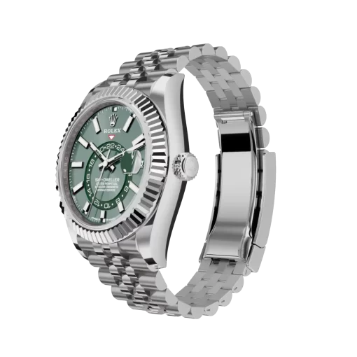 Rolex Sky-Dweller: 42 mm, White gold with a mint green dial and a Jubilee bracelet, m336934-0002 - 图片 4