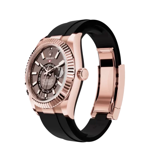 Rolex Sky-Dweller: Oyster, 42 mm, Everose gold, Chocolate dial, m336235-0002 - 图片 5