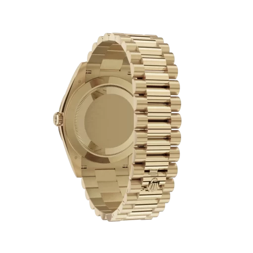 Rolex Day-Date: 36 mm, Yellow gold, with a champagne colour, Diamond-set dial, Diamond-set bezel and a President bracelet, m228348rbr-0002 - 图片 4