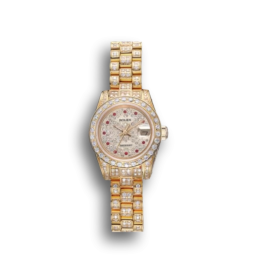 Swiss Rolex DateJust Diamond Dial Gold 622024