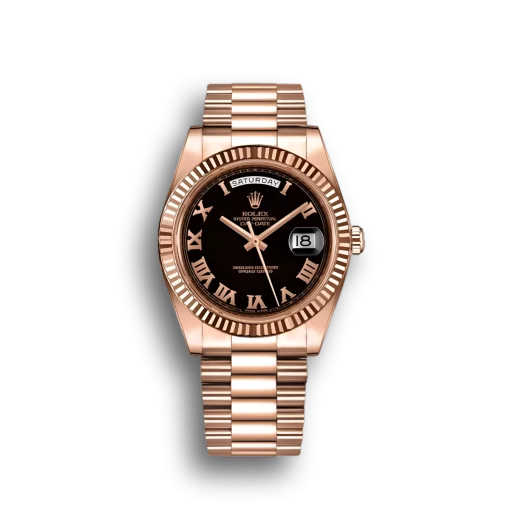 Rolex Day-Date II Black Dial 218235