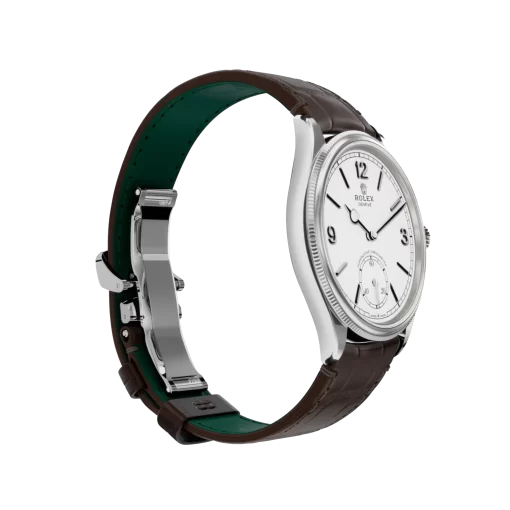 Rolex 1908: 39 mm, white gold with an alligator leather strap, m52509-0006 - 图片 4